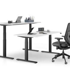 höhenverstellbarer Schreibtisch Büro Schreibtische Home Office Schreibtisch Bürotisch FM Büromöbel fm fouraction
