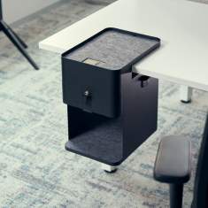 Bürotisch Zubehör Desktop Schublade schwarz Bento® desktop locker 503