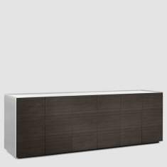 Sideboard Aluminium Büroschrank Holz Büroschränke Büro Direktionseinrichtungen Bene AL Stauraum