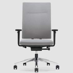 Bürostuhl grau Bürodrehstuhl mit Armlehnen Bürodrehstühle Bene B_Run