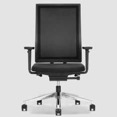 Bürostuhl schwarz Bürodrehstuhl mit Armlehnen Bürodrehstühle Netzgewebe Bene B_Run