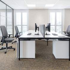 Team-Tisch gross Team-Tische Büromöbel modern Büro Bene Basic Workbench
rechteckige Tischplatte