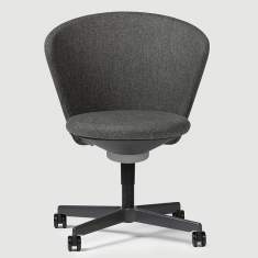 Designer Bürostuhl schwarz Konferenzstuhl Drehstuhl Bürodrehstuhl, Bene, Bay Chair