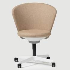 Designer Bürostuhl braun Konferenzstuhl Drehstuhl Bürodrehstuhl, Bene, Bay Chair