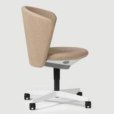 Designer Bürostuhl braun Konferenzstuhl Drehstuhl Bürodrehstuhl, Bene, Bay Chair