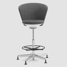 Counterstuhl grau Counterstühle Konferenz Bene, Bay Chair Counter