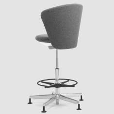 Counterstuhl grau Counterstühle Konferenz Bene, Bay Chair Counter
