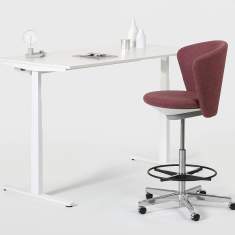 Counterstuhl rot Counterstühle Konferenz Bene, Bay Chair Counter