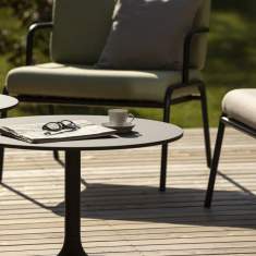 Beistelltisch schwarz  Beistelltische rund Bene Casual Outdoor Table