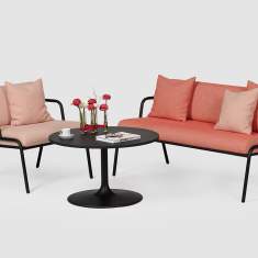 Beistelltisch schwarz Beistelltische rund Bene Casual Side Table