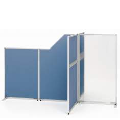 Trennwand Arbeitsplatz Akustik Schreibtisch Akustikelemente,, Steelcase, Akustik Trennwand Partito Wall