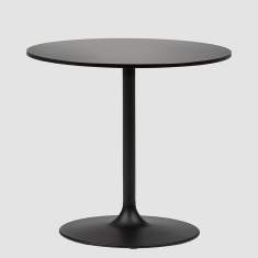 Bistrotisch rund Bistrotische schwarz Cafeteria Tisch klein Konferenztisch Bene CASUAL Table low