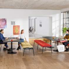 Double Bench Sitzbank Lounge Sitzbänke gross Bene Casual Bench low