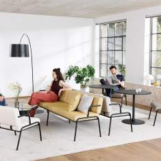 Double Bench Sitzbank Lounge Sitzbänke gross Bene Casual Bench low