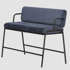 Double Bench blau Sitzbank Lounge Sitzbänke gross Bene Casual Bench medium