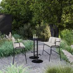Bank weiss höhe Bänke Lounge Sitzmöbel Double Bench Bene CASUAL Outdoor Bench High