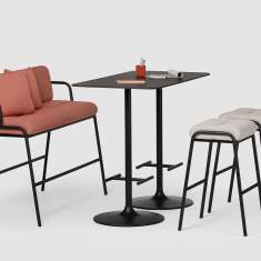 Barhocker grau Barstuhl Bene CASUAL STOOL High