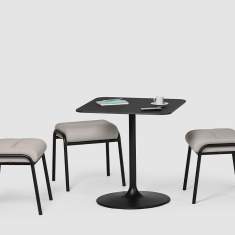 Polsterhocker grau Bene CASUAL Stool low