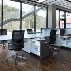 Apothekerschrank weiss Apothekerschränke Büro Bene CUBE_S Tower Unit