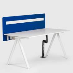 Kleiner Schreibtisch Home Office Büro Schreibtische weiß Homeoffice Büromöbel Bene Delta by Bene