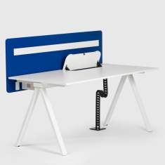 Kleiner Schreibtisch Home Office Büro Schreibtische weiß Homeoffice Büromöbel Bene Delta by Bene