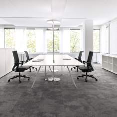 Team-Tisch Holz Büro Team-Tische weiss Bene Delta Workbench