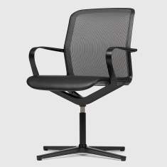 Konferenzstuhl schwarz Konferenzstühle mit Armlehnen Netzgewebe Bene, Filo Chair