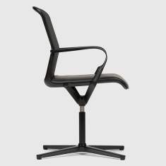 Konferenzstuhl schwarz Konferenzstühle mit Armlehnen Netzgewebe Bene, Filo Chair
