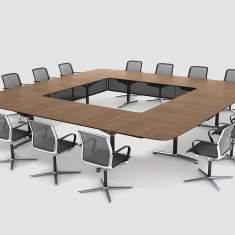 Konferenztisch Büro Konferenztische Holz Bene, Filo Conference