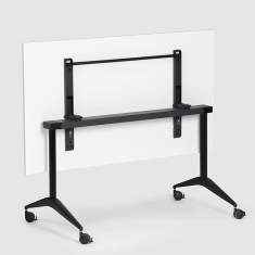 Klapptisch mit Rollen Klapptische fahrbar Rolltisch klappbar Büro Bene FLEX Schwenktisch bold