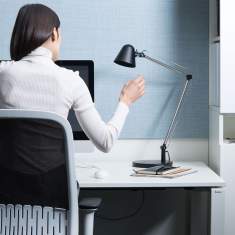 Arbeitsplatz Schreibtisch Büroschrank Holz Büro Schrank modular Bene Frame_S