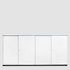 modulares Bürocontainer-System Büro Schrank weiss Aktenschränke Sideboard Bene K2 Stauraum