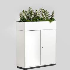 modulares Bürocontainer-System Büro Schrank weiss Aktenschränke Sideboard Bene K2 Stauraum