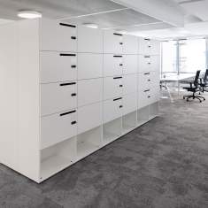Schliessfachschränke Schliessfachschrank Büro Lockerschrank Holz Bene LOCKER_S