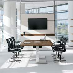 Konferenztisch Holz Konferenztische Büro Besprechungstisch Bene P2 Meeting
rechteckige Tischplatte
