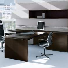 Schreibtisch exklusiv Schreibtische Holz Direktioneinrichtungen Management Büromöbel Bene P2 Management