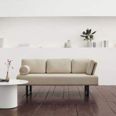 Couchtisch weiss Couchtische rund Beistelltisch Bene PARCS Cylinder Table