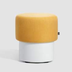Hocker gelb Polsterhocker, Bene, PARCS Pop-up Stool