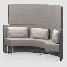 Mobile Stellwände Trennwände Abgeschirmte Konferenzplätze Loungesofa, Bene, PARCS Toguna Circle Small