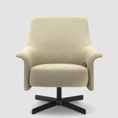 Loungesessel beige Sessel drehbar Bene PORTS Active Chair