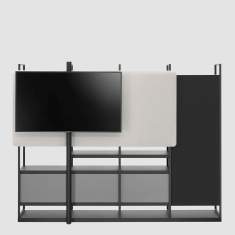 Regalsysteme Büro Regal Regalsystem modular raumgliederndes Element Bene PORTS Storage