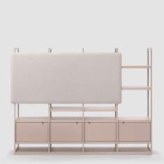 Regalsysteme Büro Regal Regalsystem modular raumgliederndes Element Bene PORTS Storage