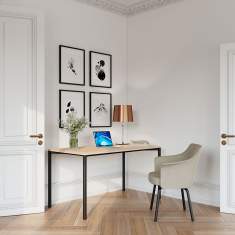 Schreibtisch Holz Konferenztisch Home Office Arbeitstisch Bene PORTS Slim Table