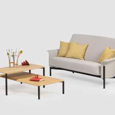 Beistelltische Beistelltisch Holz Couchtisch Bene PORTS Coffee Table