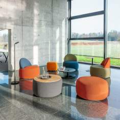 Pouf-Programm Lounge Sitzmöbel Pouf Polsterhocker Girsberger Incycle