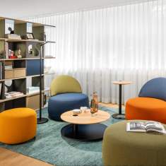 Pouf-Programm Lounge Sitzmöbel Pouf Polsterhocker Girsberger Incycle