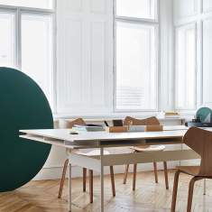 Designer Konferenztisch weiss Konferenztische Büro Besprechungstische Bene STUDIO FACT Besprechungstisch