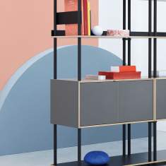 Büroschränke modular Büromöbel Schränke Module, Bene, Studio Regalsystem