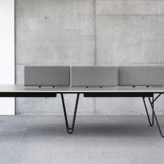 Design Schreibtisch Arbeitstisch Büro Designer Schreibtische Team-Tische Workplace system Bene STUDIO Workbench
