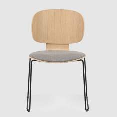 Besucherstuhl Holz Besucherstühle Cafeteria Stuhl stapelbar BENE STUDIO Chair